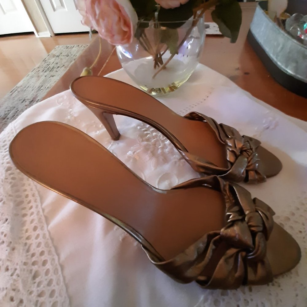 Ferragamo Evening Mule Heels